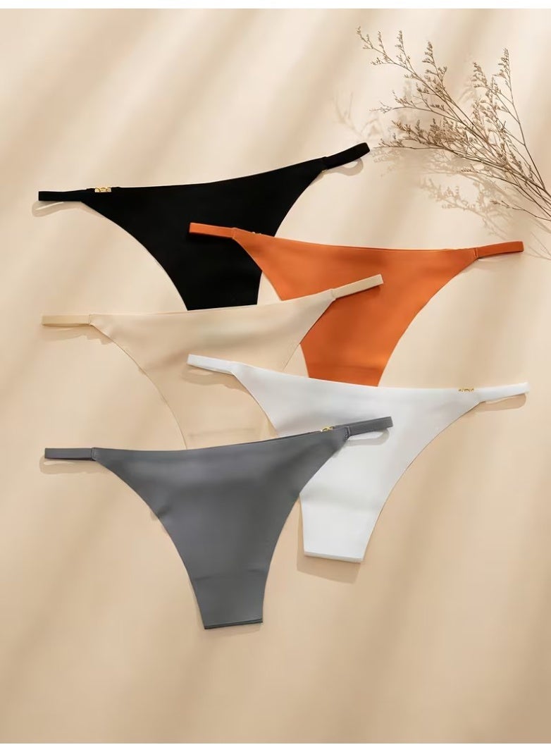 Hanady Women's 3-Piece Natural Soft Cotton Panty Set – Multi-Colors Comfortable One Size Fits 60-90kg (8106) - Image 4