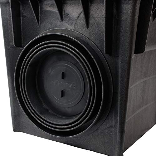 NDS 1206* قابس مخرج 6 بوصة لحوض التصريف، يغلق المخرجات غير المستخدمة، يعمل في أحواض التصريف NDS بقطر 9 بوصة و 12 بوصة، أسود - Image 3