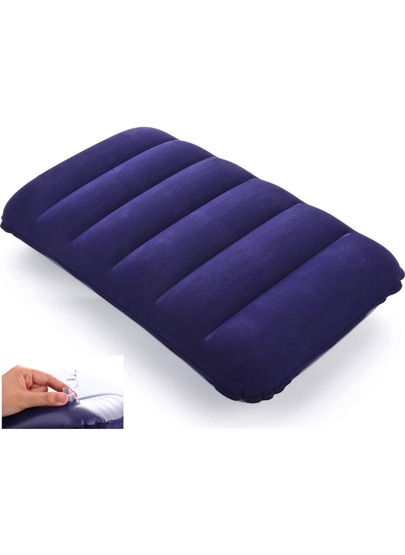 INTEX - Inflatable Pillow - Travel Pillow - Camping Pillow - Inflatable Pillow - Inflatable Velvet Pillow - Sea Pillow - Beach Pillow - Image 1