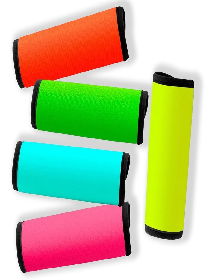 Gowraps Neoprene Luggage Handle Wraps for Traveling Bright Color Luggage Tags|Handle Wraps|Handle Covers (5 Colors) - Image 1