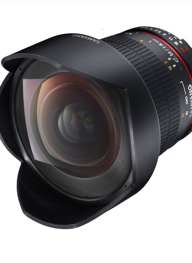 Samyang - SY14M-MFT 14mm F2.8 Ultra Wide Micro Four-Thirds Mount Fixed Lens for Olympus/Panasonic Micro 4/3 Cameras - Image 1