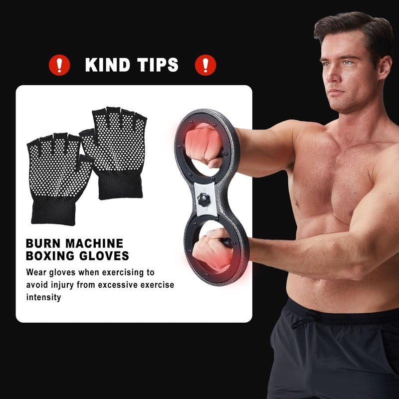 Hot Wave HOTWAVE Burn Machine Plus – 360° Rotating Arm Trainer for Full Body Workout & Boxing Training - Image 5
