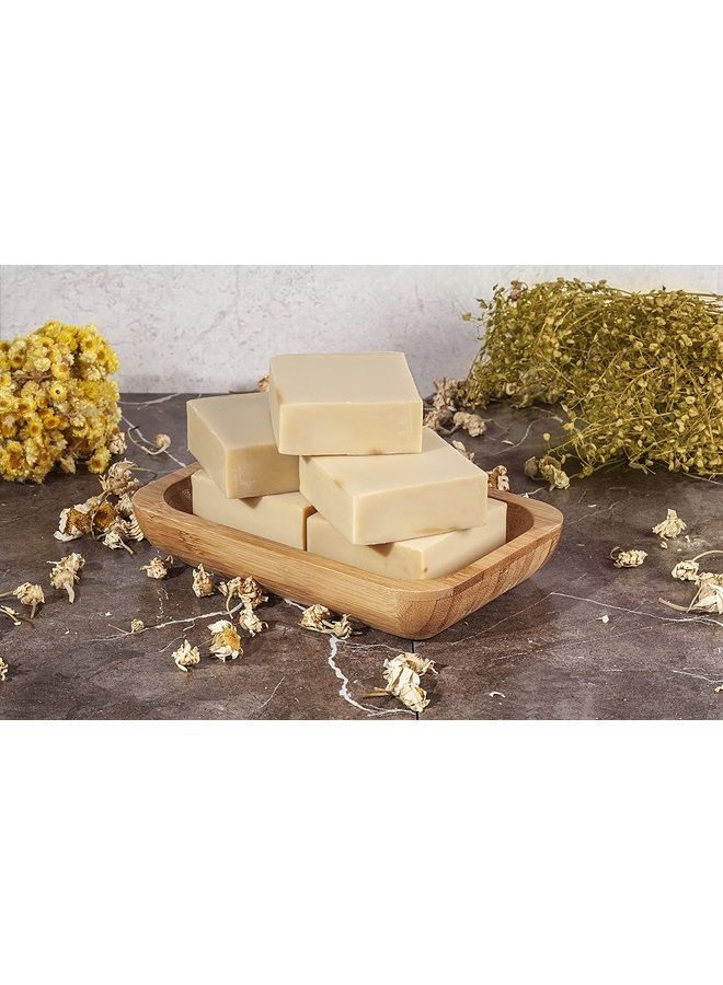 Anatolia Daphne صابون زيت الزيتون - مصنوع يدويًا 100% طبيعي ونباتي (5 قطع) - Image 5