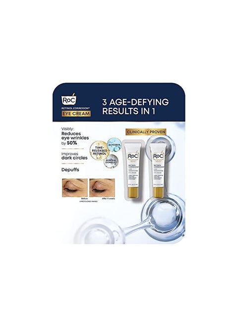 RoC Retinol Correxion Eye Cream 0.5 oz (Pack of 2)