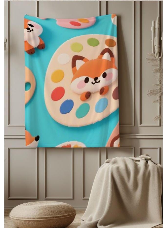 general Baby and children's cartoon flannel thin blanket (warm and comfortable, suitable for sleep, game use) 70cm*100cm - Image 3