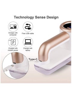 SYOSI Fabric Shaver, Electric Commercial Lint Remover with LED Display and Big Trash Box 3-Speeds for Removing Fuzz and Pill from Clothes  - Image 3