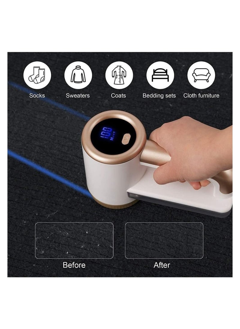 SYOSI - Fabric Shaver, Electric Commercial Lint Remover with LED Display and Big Trash Box 3-Speeds for Removing Fuzz and Pill from Clothes - Image 1