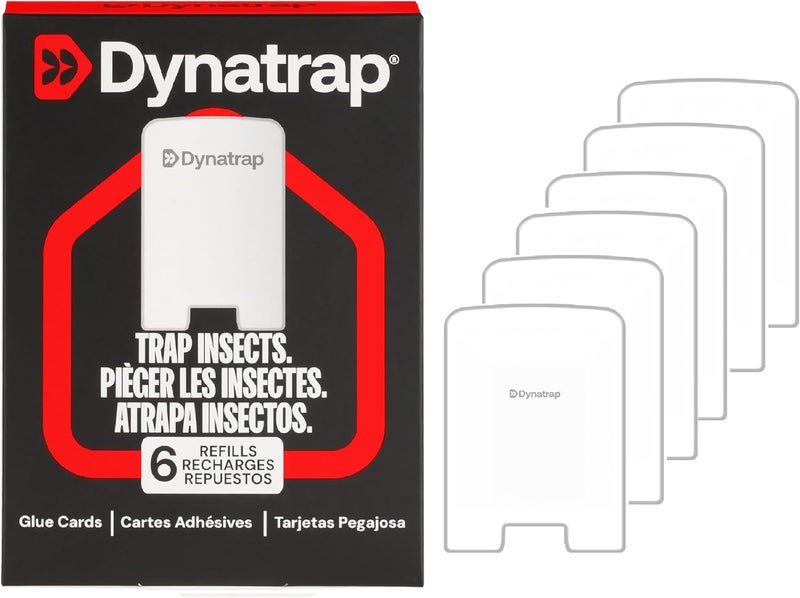 DYNATRAP 23007 Glue Card Refills for Indoor Fly Trap - Models DT3007 and DT3007W - Image 1