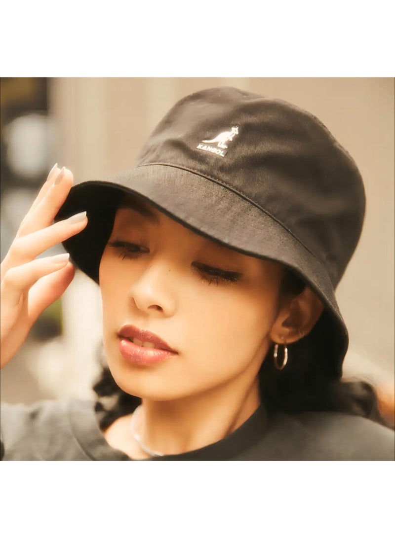 Kangol Cotton Flat Crown Bucket Hat, Casual Fashion Sun Hat, Unisex Daily Wear Fisherman Cap - Image 5