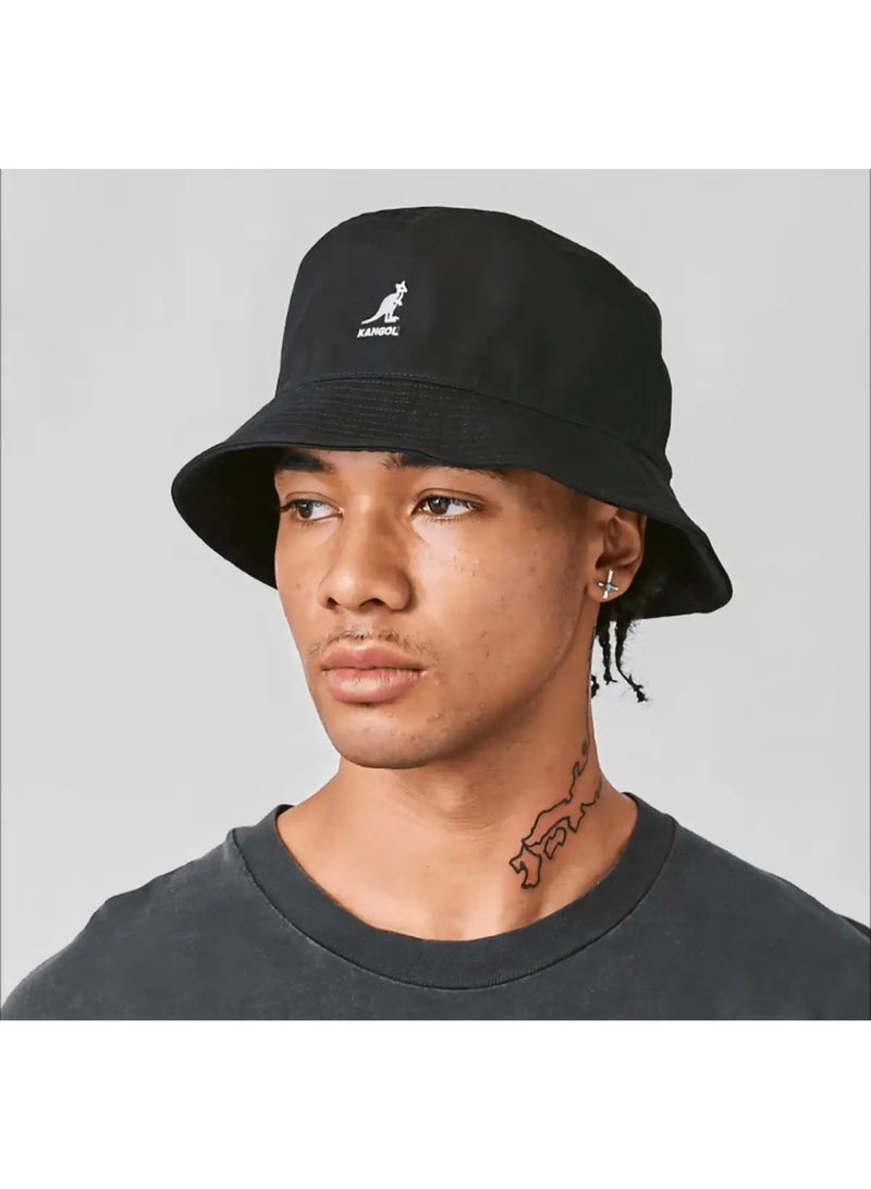 Kangol Cotton Flat Crown Bucket Hat, Casual Fashion Sun Hat, Unisex Daily Wear Fisherman Cap - Image 3