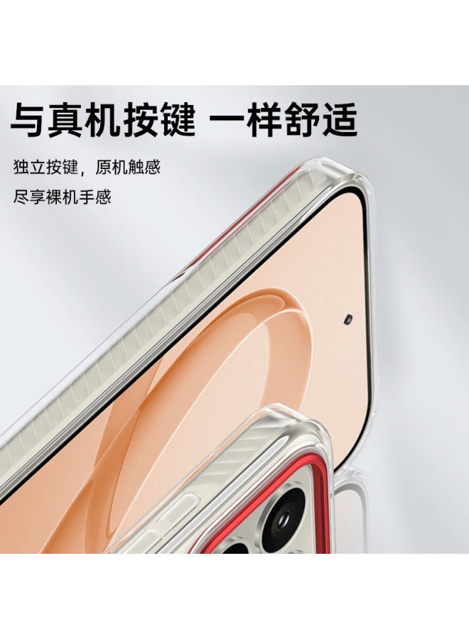 Purecolor Redmi K90 Pro Max Full-coverage Shockproof Ultra-thin Simple Protective Transparent Case With Camera Protection For Men And Women - Image 3