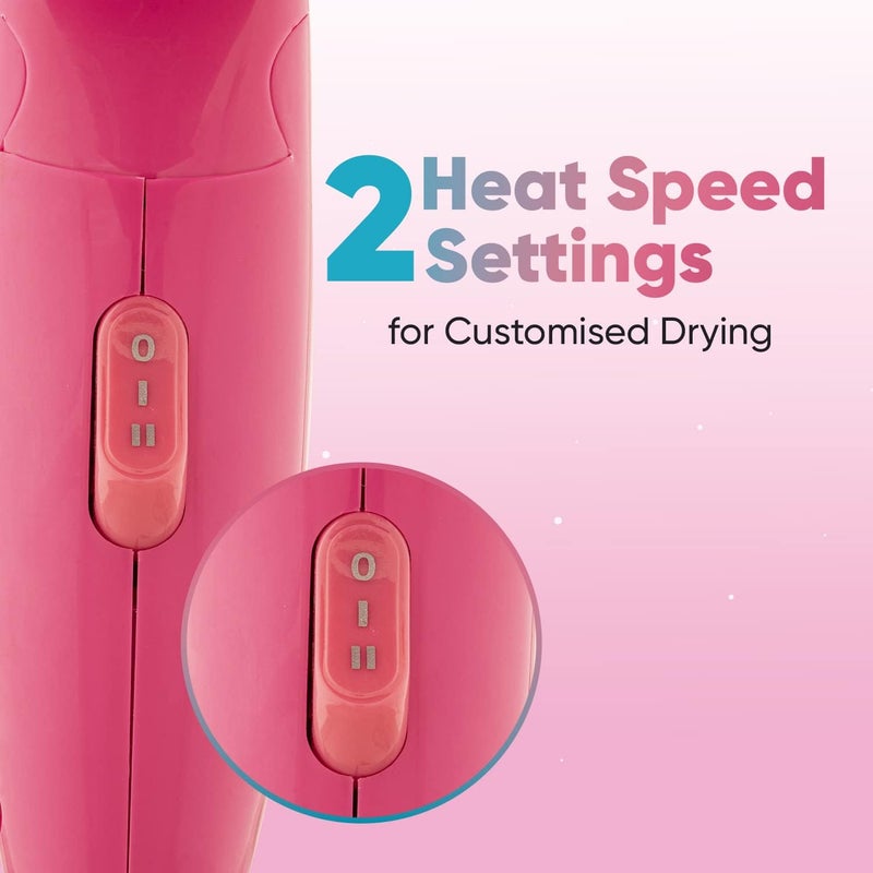 Vega Hair Dryer for Women, 1200W, Travel Friendly Compact Blow Dryer with Foldable Handle, (VHDH-33) - Image 3
