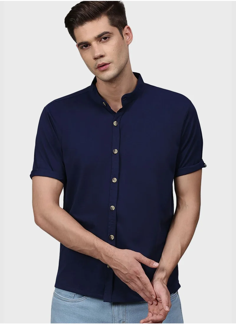 Campus Sutra Short Sleeve Shirt