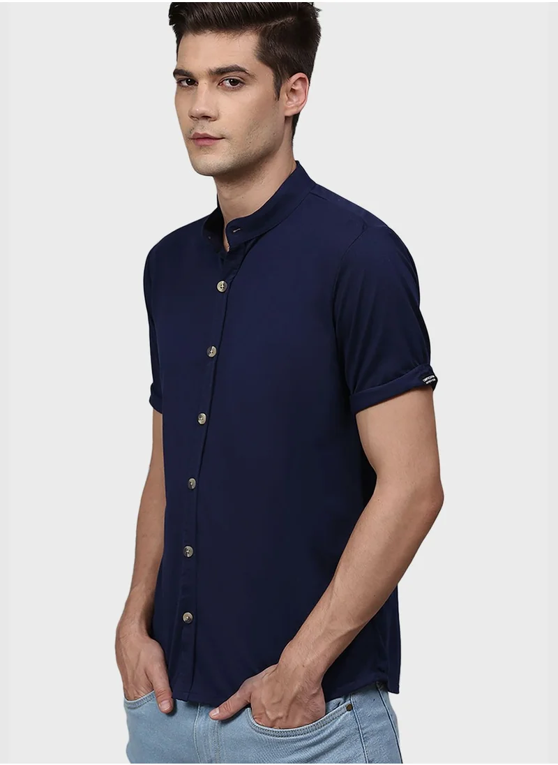 Campus Sutra Short Sleeve Shirt