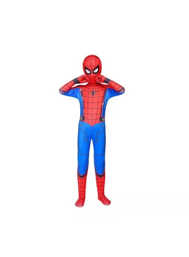 Hero Expedition Spider-Man Children's suit jumpsuit cos suit all-inclusive battle suit performance costume male - Image 1