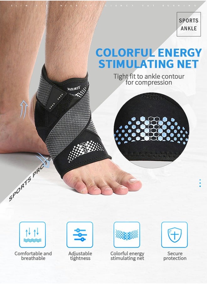Right -footed And Right Ankle Support, Adjustable Ankle Brace, Sprained Ankle, Stabilizing Ligament Support, Support For Bottom Fasciitis, Exercise Protective Supplies