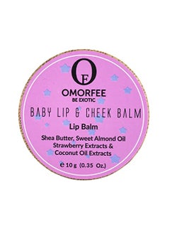 Omorfee 100 Organic Baby Lip  Cheek Balm For Dry Chapped Lips  Cheeks Natural Moisturizing Treatment For Newborn Infants Toddlers  Early Childhood  Made With Nourishing Ingredients 10g035Oz