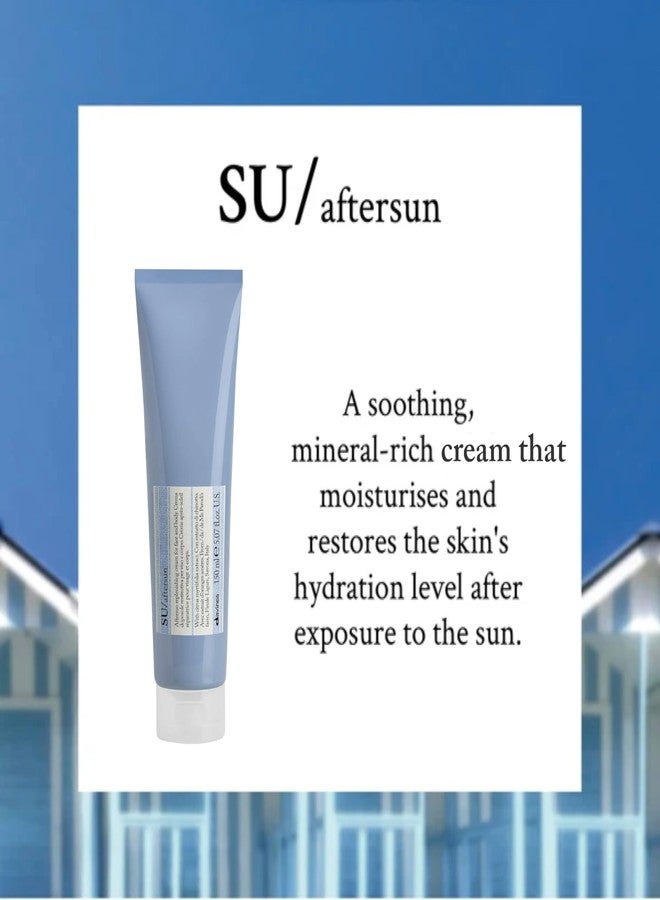 Davines SU Aftersun, Hydrating Skincare Gel To Moisturize, Protect And Smooth Skin, Soothe And Hydrate Reddened Skin After Exposure, 5.07 Fl. Oz. - Image 2