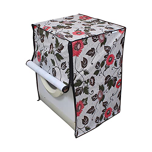Lithara Waterproof Front Load Washing Machine Cover For 5 Kg, 5.2 Kg, 5.5 Kg (Design_21) - Image 2