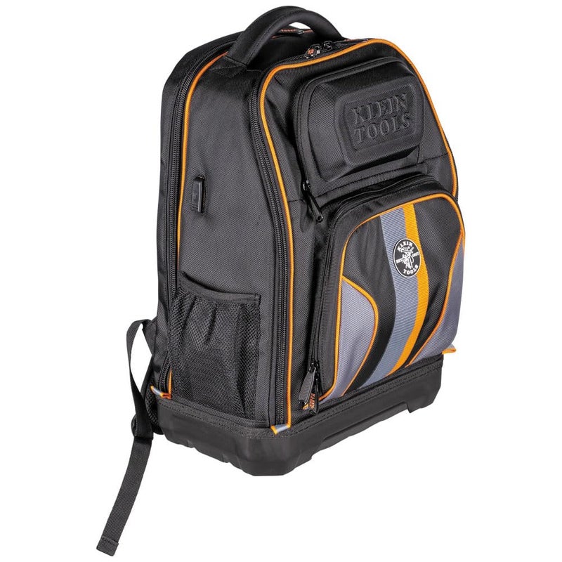 Klein Tools 62805BPTECH 28Pocket Laptop Backpack Tool Bag Tradesman Pro ExtraLarge Tech Tool Backpack with Molded Bottom Charging Port - Image 2