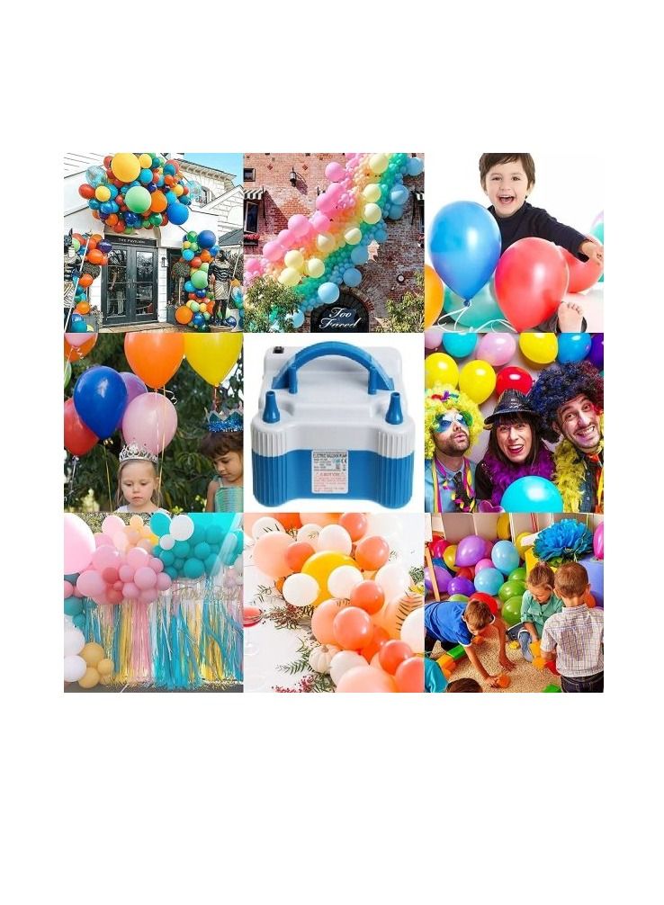 AS SEEN ON TV Portable Electronic Air Blower Balloon Inflator Pump Quick Inflatable Pink / Blue Machine - Image 5