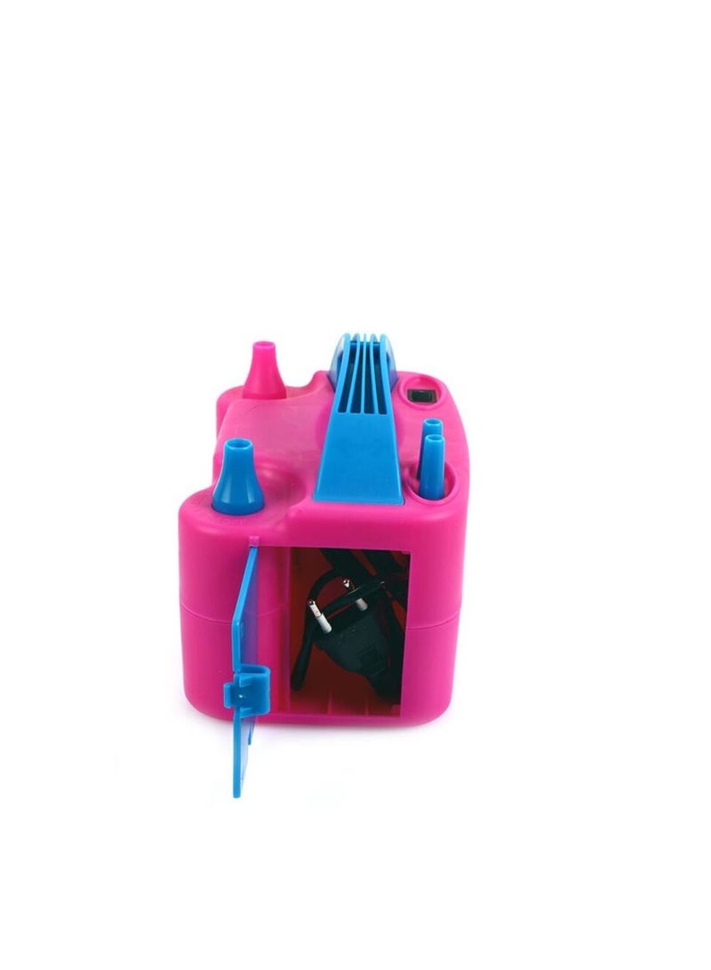 AS SEEN ON TV Portable Electronic Air Blower Balloon Inflator Pump Quick Inflatable Pink / Blue Machine - Image 4