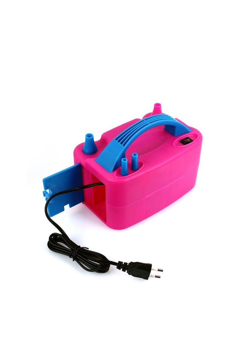 AS SEEN ON TV Portable Electronic Air Blower Balloon Inflator Pump Quick Inflatable Pink / Blue Machine - Image 2