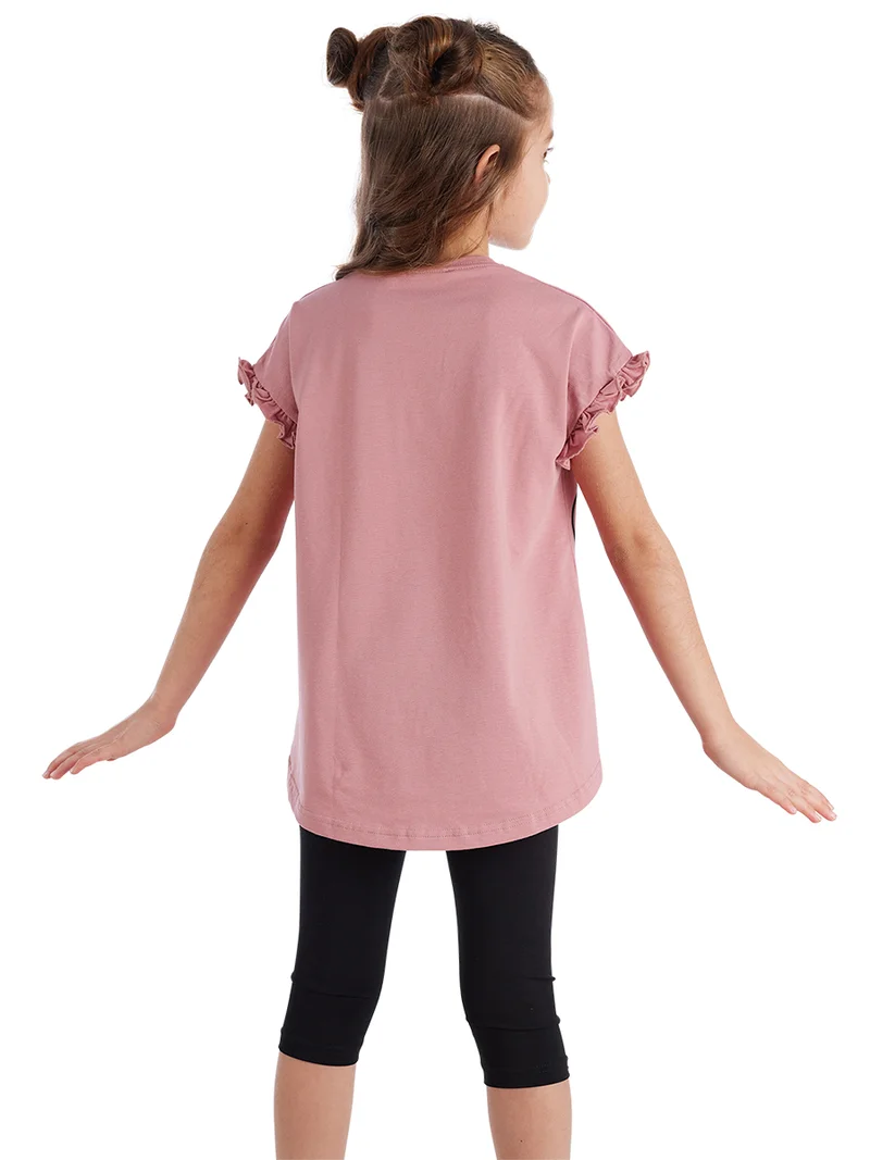 MSHB&G Love Cats Girl Tunic&Leggings Set