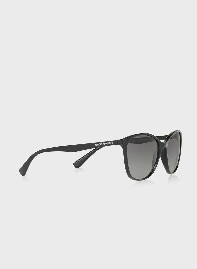 EMPORIO ARMANI 0EA4073 Wayfarer Sunglasses