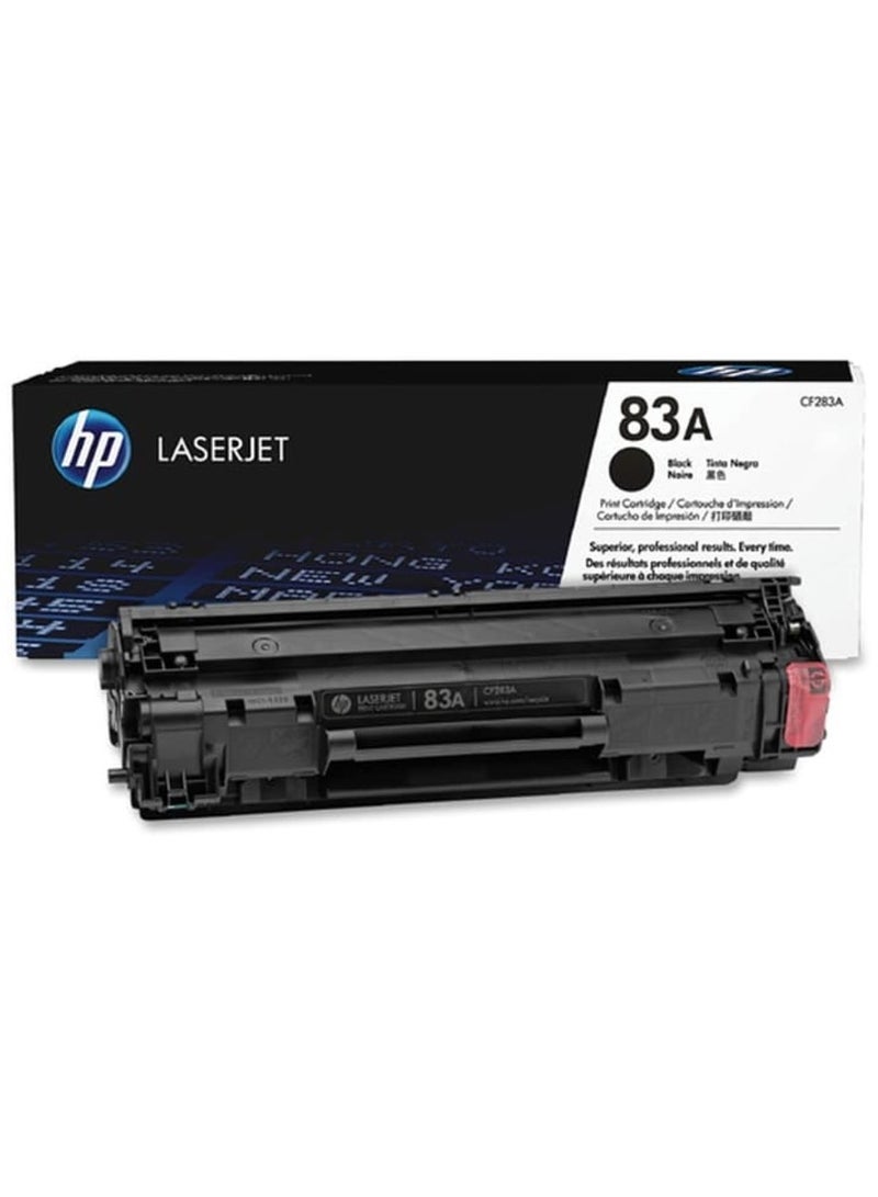 Hpe HP 83A Black Original LaserJet Toner Cartridge (CF283AB) - Image 1
