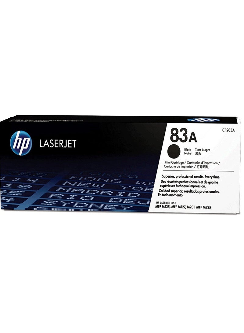 Hpe HP 83A Black Original LaserJet Toner Cartridge (CF283AB) - Image 4