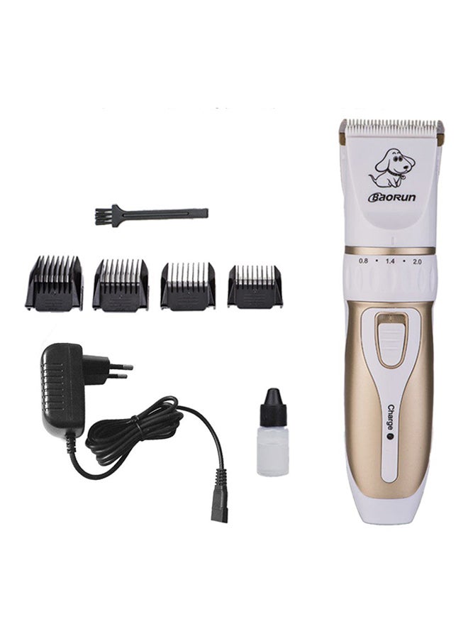 Loquat Low Noise Rechargeable Hair Grooming Trimmer White/Gold - Image 5
