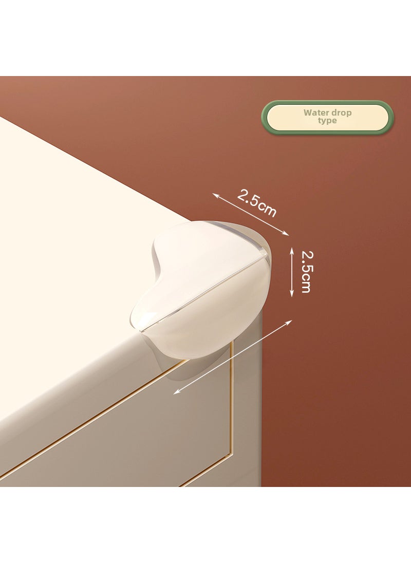 Generic Kids Safety Corner Guards PVC Edge Protector Water drop type (acrylic adhesive paste) 