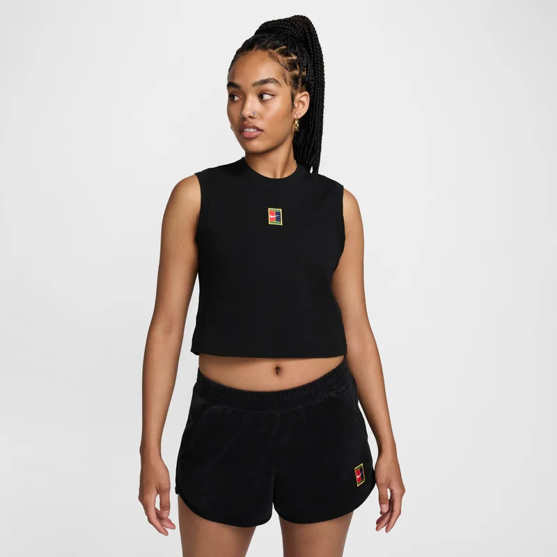 Women's Court Heritage Cropped Tennis Tank Top