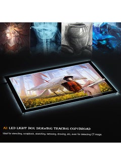 fleiz A2 LED Light Box Drawing Tracing Tracer Copy Board Table Pad Panel Copyboard with Memory Function Stepless Brightness Control for Artist Animation Tattoo Sketching Architecture Calligraphy Stenciling  - Image 2