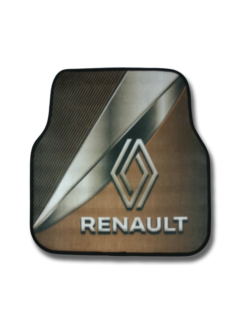 Universal Car Floor Mats Set 5 Pieces Compatible With Renault Vehicles Anti Slip Design Durable Easy To Clean Protects Interior From Dirt Dust Mud Water And Daily Spills Front Rear And Center Mats For Daily Use - Image 3