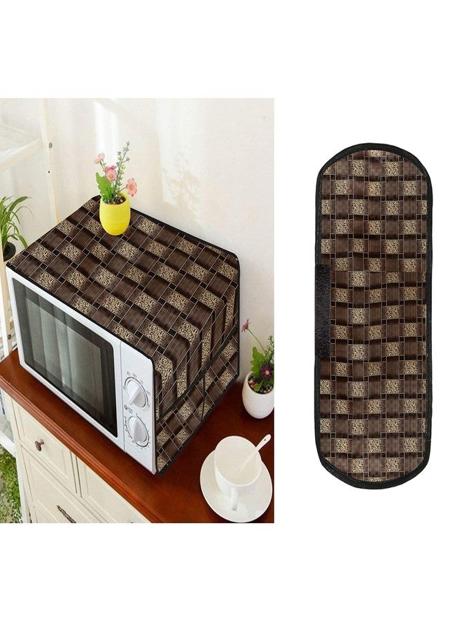 Wings Star Oven Top Cover for Morphy Richards 25 Litre - Microwave Top Cover with 4 Utility Pockets and 1 Oven Handle Cover KUM40 - Image 3