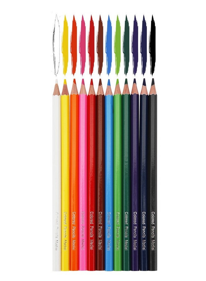 Madisi Colored Pencils Bulk - Pre-Sharpened - 12 Assorted Colors - 480 Bulk pack - Image 3