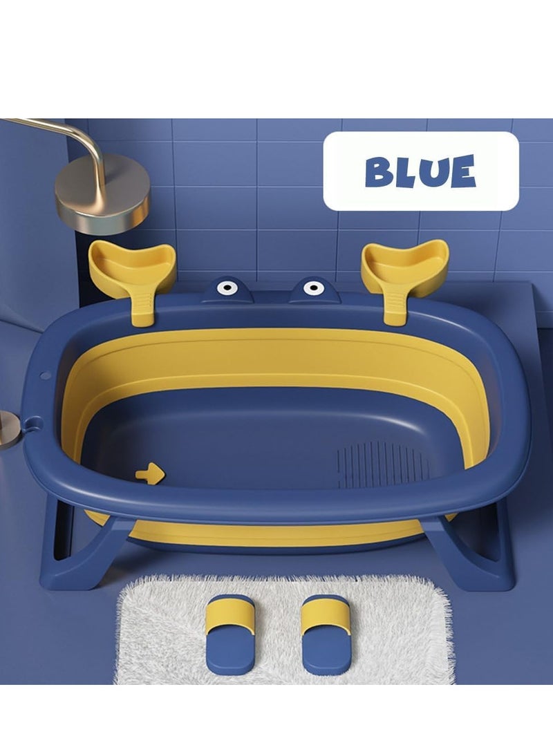 UKR Foldable Baby Bathtub – Portable Infant & Toddler Bath Tub in Blue | Space-Saving, Easy-to-Store Bath Organizer | Compact & Lightweight Bathing Solution for Babies & Toddlers | Perfect for Home, Travel & On-the-Go Use - Image 5