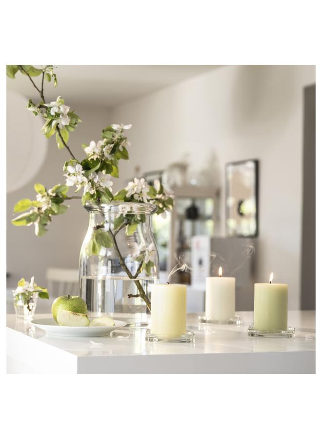 erorex Scented Pillar Candle, Apple Mixed Colours, 30 Hr - Image 4