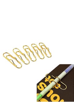 Generic 5 Pcs Metal Pen Clips Paper Clip Pen Holder for Journal Planner  - Image 1