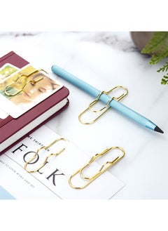 Generic 5 Pcs Metal Pen Clips Paper Clip Pen Holder for Journal Planner  - Image 4