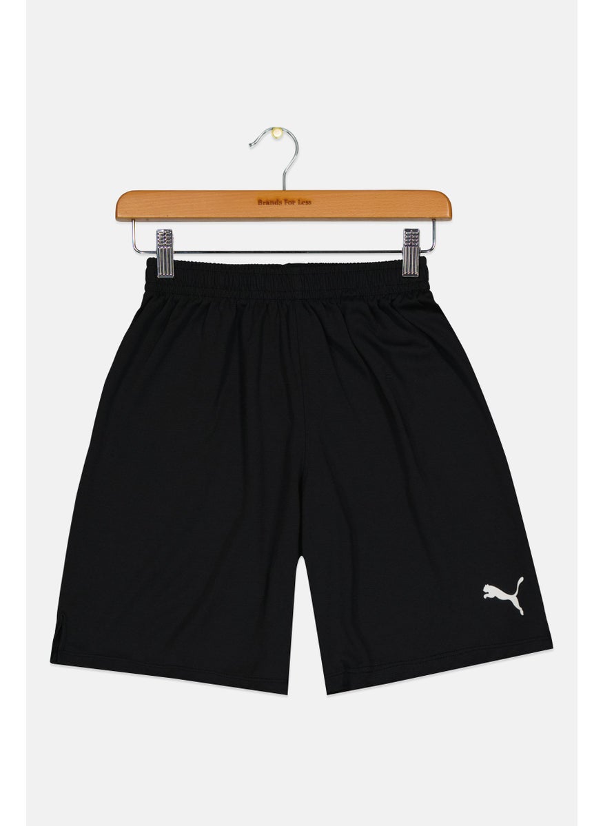 PUMA Kids Boy Sportswear Fit  Brand Logo Short, Black  - Image 1