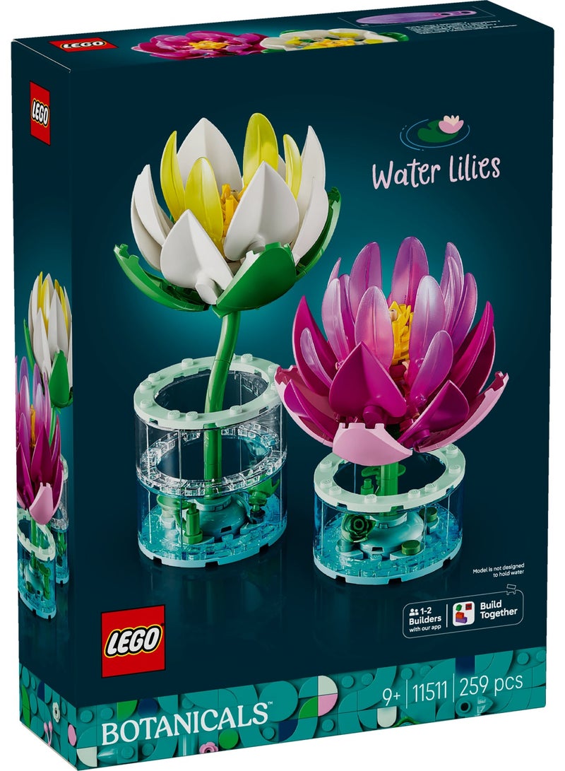 LEGO Botanicals Water Lilies Artificial Plants 11511 (Age 9+, 259 Pieces) - Image 3