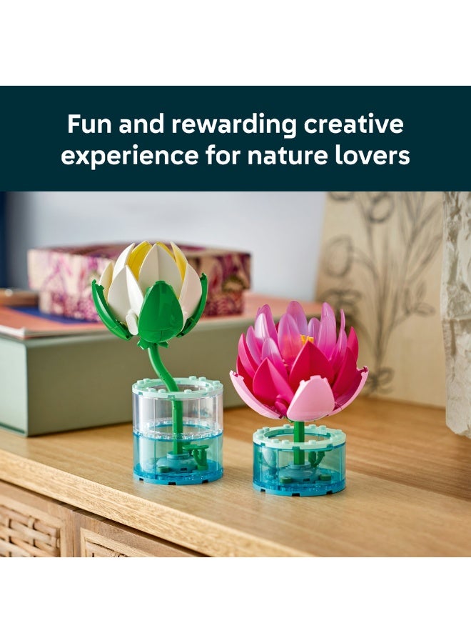 LEGO Botanicals Water Lilies Artificial Plants 11511 (Age 9+, 259 Pieces) - Image 4