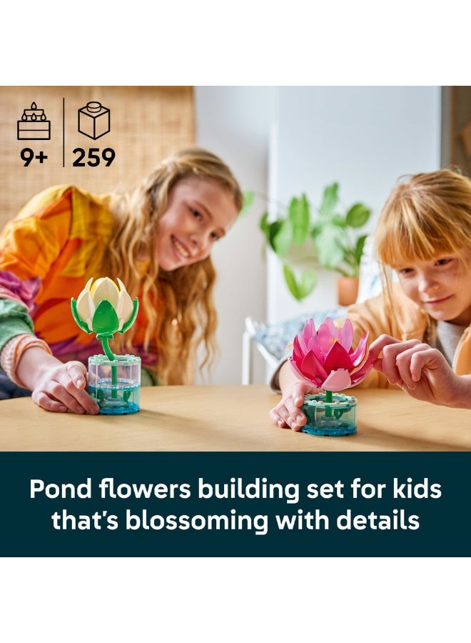 LEGO Botanicals Water Lilies Artificial Plants 11511 (Age 9+, 259 Pieces) - Image 2