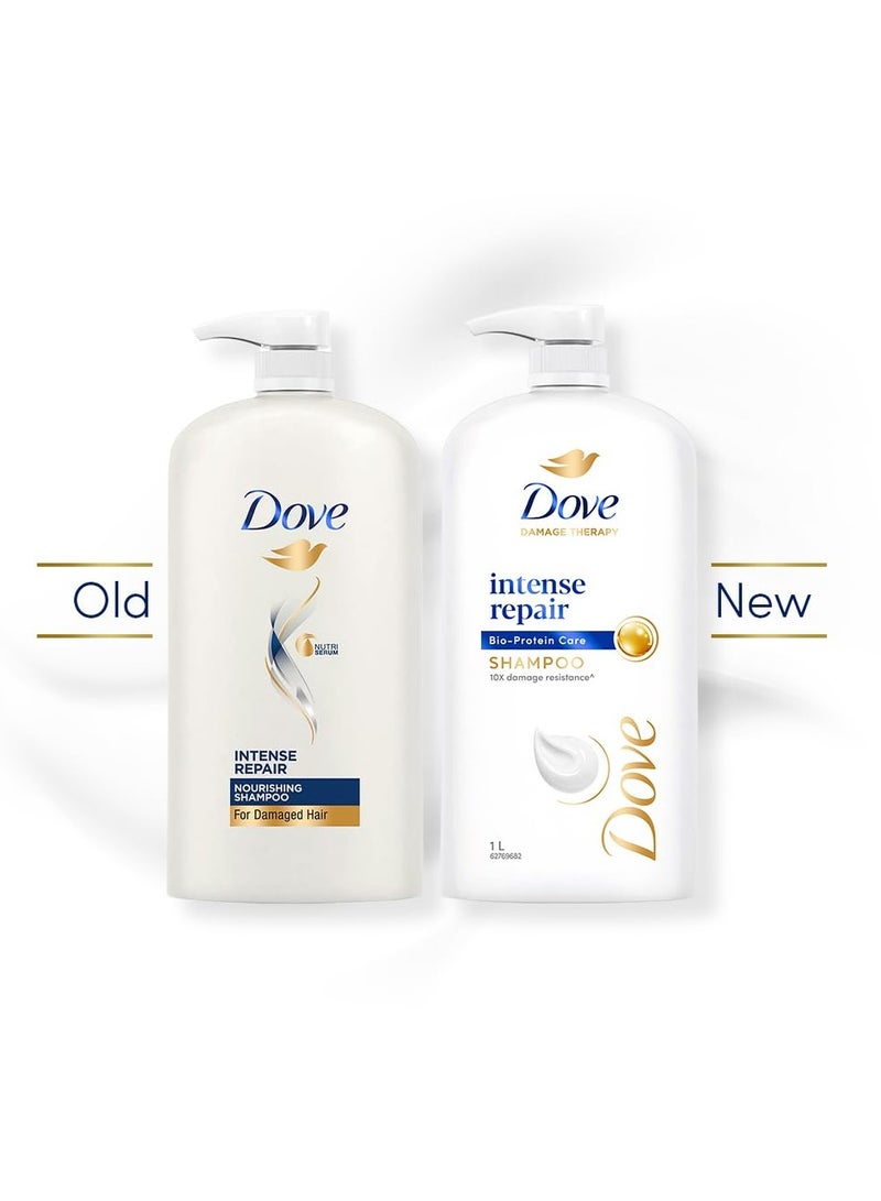 Dove Intense Repair Shampoo For Dry & Damaged Hair, 1 Ltr - Image 2