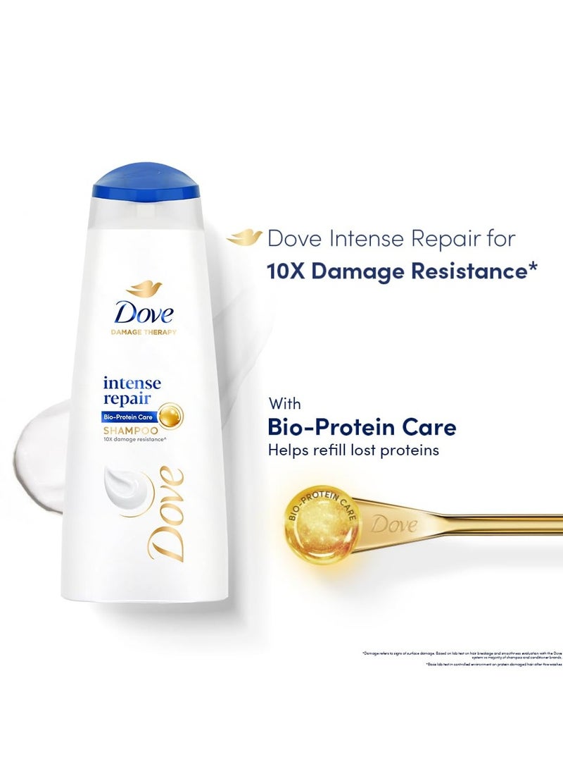 Dove Intense Repair Shampoo For Dry & Damaged Hair, 1 Ltr - Image 3