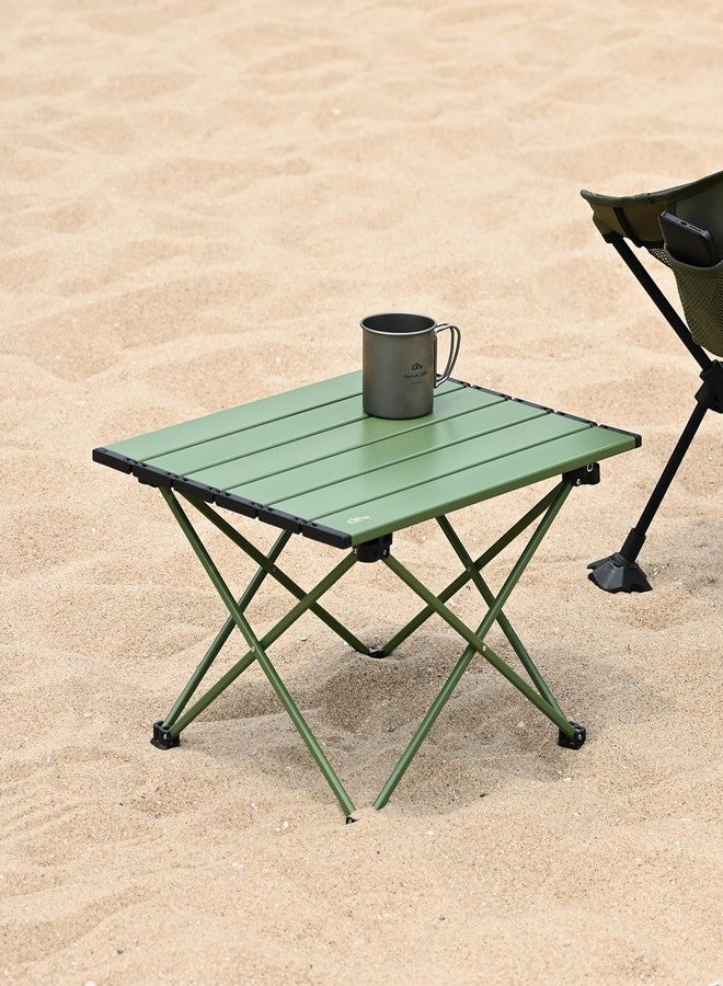 iClimb Ultralight Compact Camping Folding Table with Carry Bag (Green - S) - Image 5