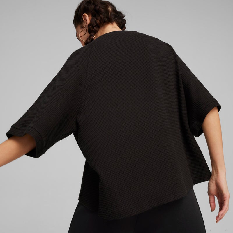 PUMA INFUSE Womens Black Relaxed T-shirt - Image 5